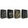 Geschenktaschen Black 175x235x80mm 4fach