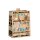 Geschenktasche Happy Birthday braun 26x32x12cm