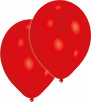 Luftballons Metallic 27,5cm rot 10er