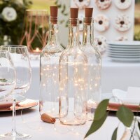 LED Lichterketten für Flaschen 3 Stück