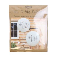 Luftballons Mr. & Mrs.