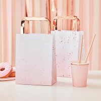 Partytüten Aquarell rosa 5 Stück