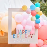 Fotorahmen Happy Birthday mit Luftballons