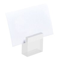 Platzkartenhalter Acryl Block