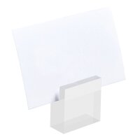 Platzkartenhalter Acryl Block