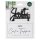 Tortenaufsatz Acryl Just Married schwarz