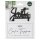 Tortenaufsatz Acryl Just Married schwarz