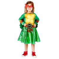 Kinderkostüm TMNT Mädchen Kleid Gr.104-116