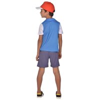 Kinderkostüm Pokémon Ash Oberteil Gr.104-116