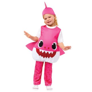 Kinderkostüm Baby Shark pink