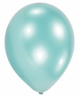 Luftballons Pearl 27,5cm karibikblau 10er