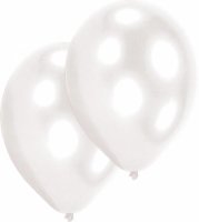 Luftballons Pearl 27,5 cm weiß 10 Stück