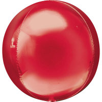 Folienballon Orbz D38cm rot