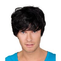 Perücke Tyler schwarz