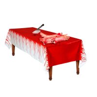 Tischdecke 137 x 275 cm blutig
