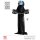 Deko Sensenmann 162 cm mit Ton und drehbarem,