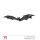 Deko Fledermaus Ca. 74cm