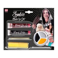 Horror Schminkset – Latexblut, Make-up, Eyeliner & Zubehör