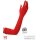 Lange rote Handschuhe in Lycra, 60cm
