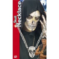 Totenkopf Kette silber