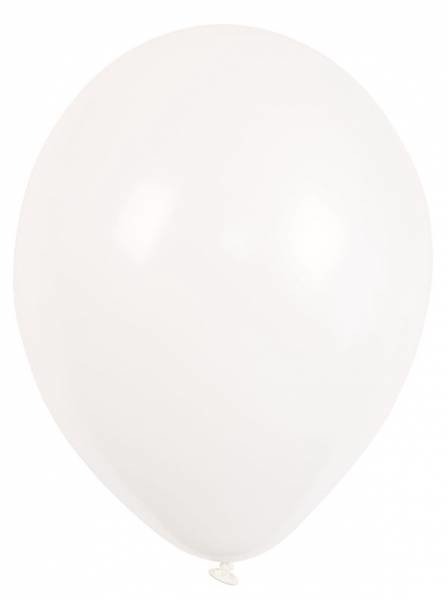Luftballons Crystal 27,5cm weiß 25er