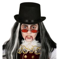 Zylinder Schwarz aus Filz Kindergröße