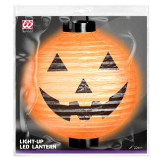 LED-Lampion Kürbis D20cm