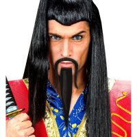 Schnurr- & Spitzbart Chinese schwarz