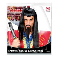 Schnurr- & Spitzbart Chinese schwarz