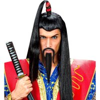 Schnurr- & Spitzbart Chinese schwarz
