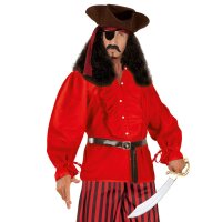 WIDMANN Piratenbärte schwarz 6 Stück