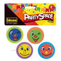 Idena Partyspaß Jojos Funny Face 4er