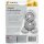 Stand-Folienballon Zahl 8 silber