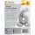 Stand-Folienballon Zahl 6 silber