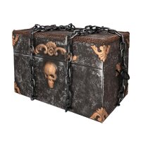 Piratentruhe 50 x 31 x 31cm Totenkopf