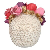 Schädel Rosen 15 cm