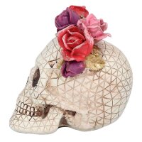 Schädel Rosen 15 cm