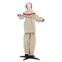 Deko Gruselclown 153cm Licht und Sound