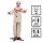 Deko Gruselclown 153cm Licht und Sound