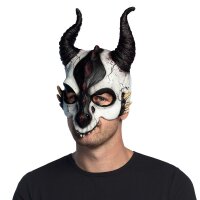 Halbmaske Drachenschädel