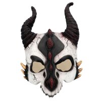 Halbmaske Drachenschädel
