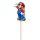 Folienballon SUPER MARIO luftgefüllt am Papierstab
