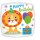 Folienballon Happy Birthday Lion 43cm