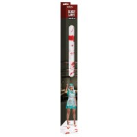 Deko Blutiger Teppich rot/weiß 60 cm x 4,5 m