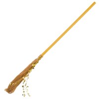 Hexenbesen mit Sterndeko 110cm 4fach sortiert
