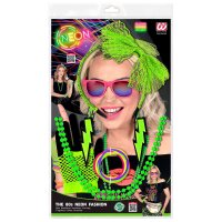 Accessoires 80er Jahre Mode neon grün