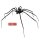 Spinne Schwarze Witwe formbar, 110cm