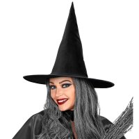 Hut Hexe schwarz