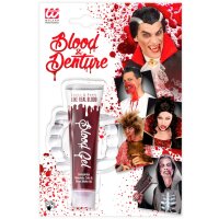 Blut in Tube mit Gebiss