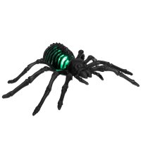 LED-Spinnenskelett 22cm schwarz